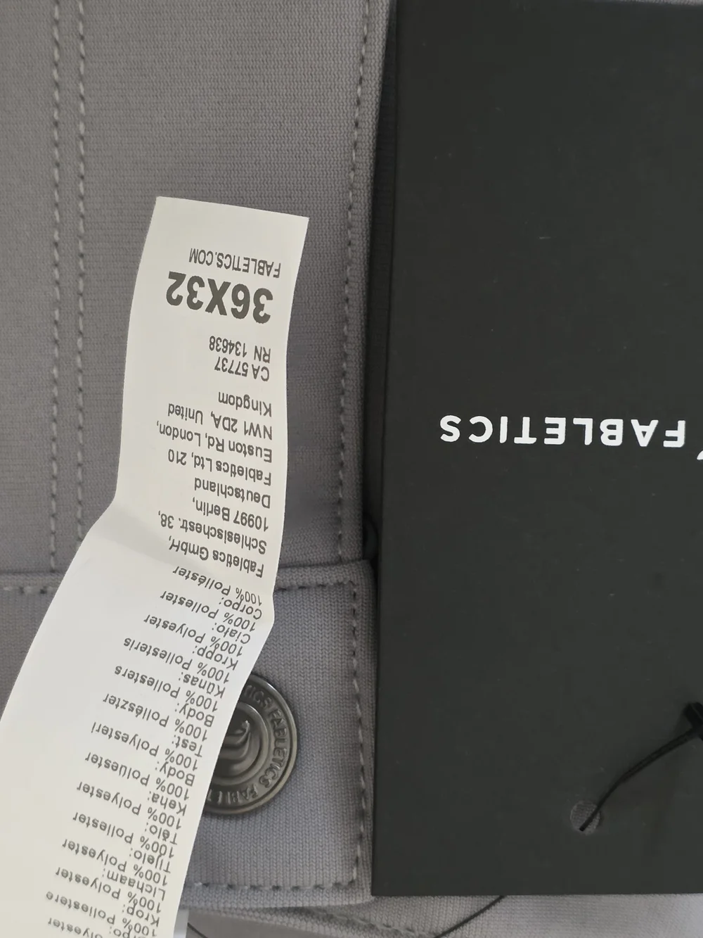 Fabletics Men’s Light Gray Performance Pants